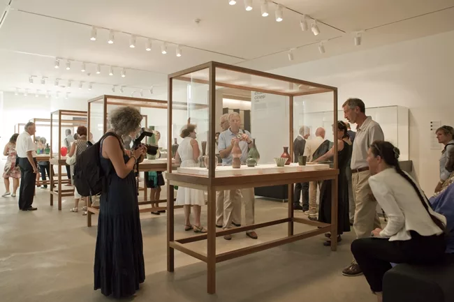 An exhibition of Carlo Scarpa glass pieces inaugurated Le Stanze del Vetro, a permanent exhibition space designed by Annabelle Selldorf on the island of San Giorgio Maggiore.