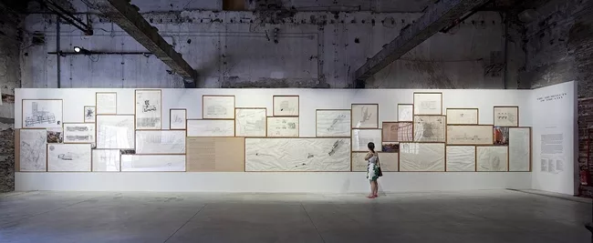 <p><strong>Installation of work by Rafael Moneo</strong><br /><em>Common Ground</em> exhibition curated by David Chipperfield</p>
