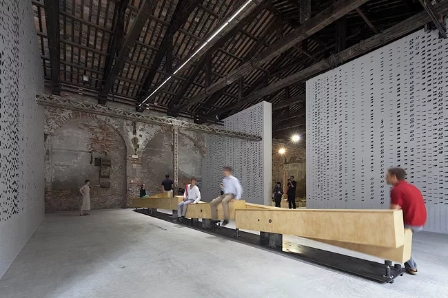 <p><strong>The Irish Pavilion at the Venice Architecture Biennale</strong><br /><em>SHIFTING GROUND (Beyond National Architecture)</em><br />Commissioner: Elizabeth Francis<br />Curator: John McLaughl