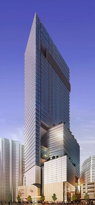 KPF's Hysan Place is a 700,000-square-foot office building and mall.