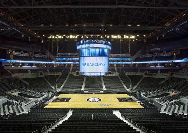 The Barclays Center in Brooklyn.