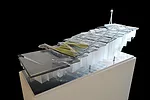 Conceptual model of Olympic Sculpture Park by Weiss/Manfredi.