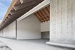 Herzog &amp; de Meuron’s Parrish Art Museum shown under construction.<br />