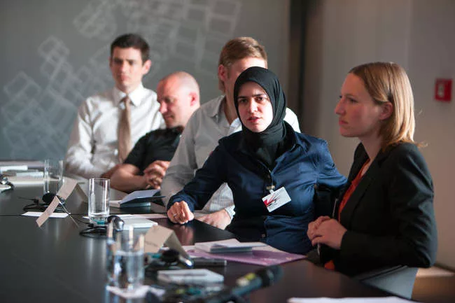 Selva Gürdoğan of Superpool and Audi’s Annegret Meier.
