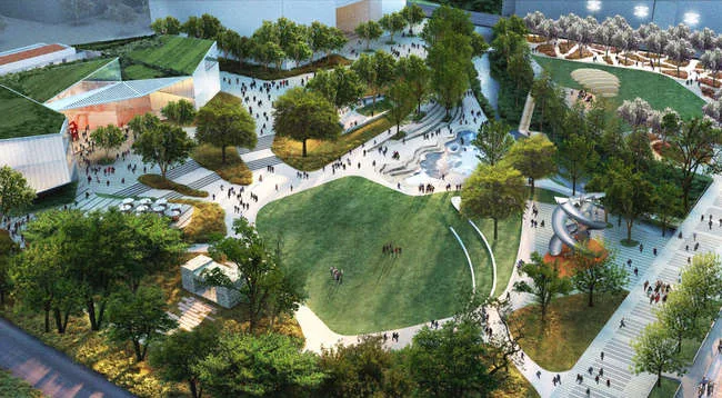 Waller Creek Design Competition, CMG and Public Architecture