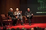 From left: William F. Baker of Skidmore, Owings &amp; Merrill; William Pedersen of Kohn Pedersen Fox; and Gordon Gill of Adrian Smith + Gordon Gill Architecture<br />