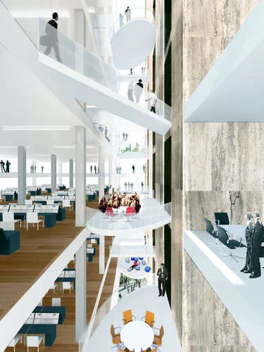 OMA's scheme for 425 Park Avenue in New York City.