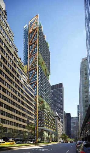 Rogers Stirk Harbour & Partners scheme for 425 Park Avenue in New York City.