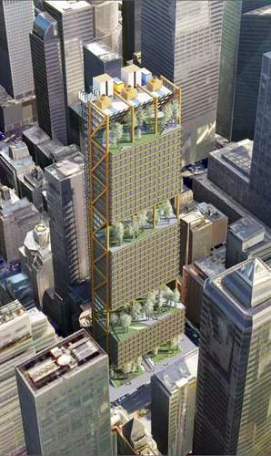 Rogers Stirk Harbour & Partners scheme for 425 Park Avenue in New York City.