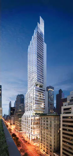 Foster + Partners' winning scheme for 425 Park Avenue in New York City.