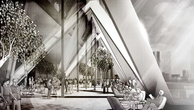 Foster + Partners' winning scheme for 425 Park Avenue in New York City.