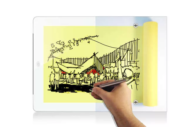 The Morpholio Trace app allows users to sketch on layers of tracing “paper.”