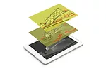 To create a drawing or annotate one, layers of successive sheets of trace can be added to build up dense, although somewhat limited, images.