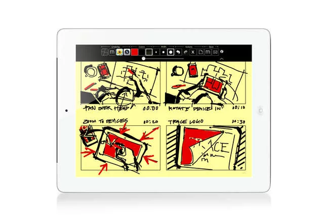 Users can also engage a 'storyboard' mode.<br />