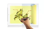 The Morpholio Trace app allows users to sketch on layers of tracing “paper.”