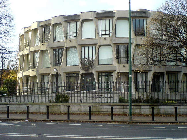Johansen's U.S. Embassy in Dublin.