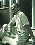 A 1950 photo of Johansen in New Canaan, Connecticut.<br />