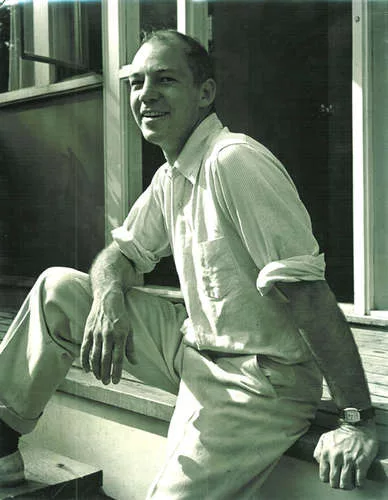 A 1950 photo of Johansen in New Canaan, Connecticut.<br />