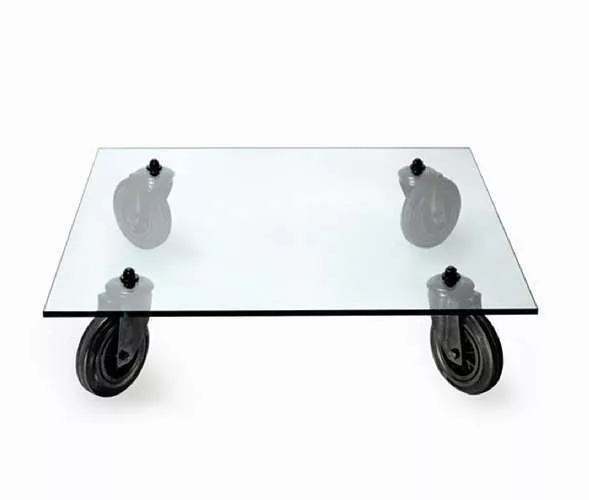 Aulenti's Table with Wheels (1980) is part of the Museum of Modern Art's permanent collection.