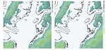 Rising water level models from <em>On the Water: Palisade Bay</em> were used as point of departure for the proposals shown in <em>Rising Currents</em>
