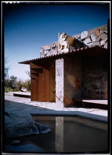 Frank Lloyd Wright's Taliesen West in Scottsdale, Arizona, 1946<br />