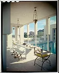 Thomas Davis residence by Eggers and Wilkman (interior by T.H. Robsjohn-Gibbings and landscape by C. Jacques Hahn) in Palm Springs, CA, 1957
