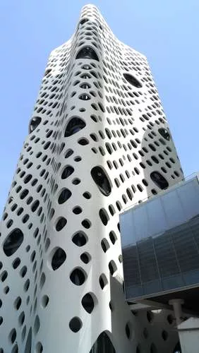 Reiser + Umemoto's 0-14 Tower in Dubai (2011).