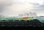 Kate Orff's Oyster-Tecture scheme for the Museum of Modern Art's 2010 exhibition <em>Rising Currents</em>.