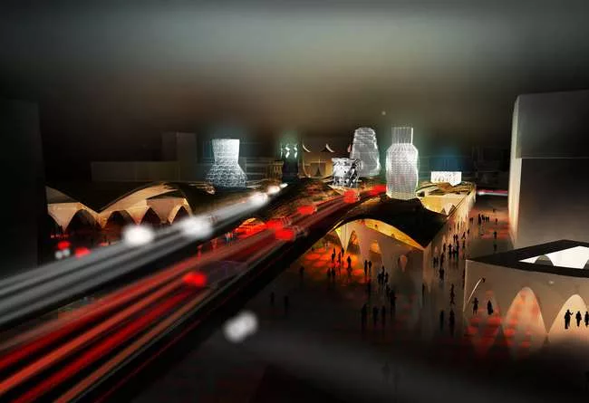 Stephen Luoni's <em>Flyover Gardens: Adaptive Reuse of Streets and Market in Khedivial Cairo</em> (2010).