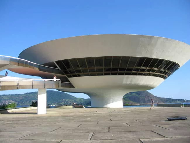 Niterói Contemporary Art Museum. Rio de Janeiro, Brazil