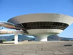 Niterói Contemporary Art Museum. Rio de Janeiro, Brazil