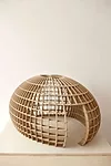 A prototype of 'Guiro' (15 3/4 x 39 3/8 x 26 inches), by Los Carpinteros. <br />