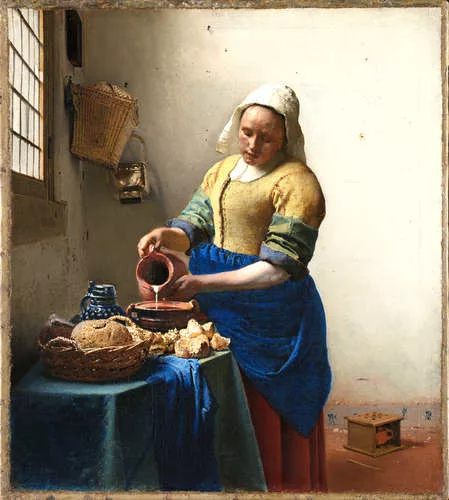 From the Rijksmuseum Collection: Johannes Vermeer, <em>The Milkmaid</em>, 1658-1660
