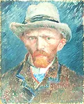 From the Rijksmuseum Collection: Vincent van Gogh, <em>Selfportrait</em>, 1887