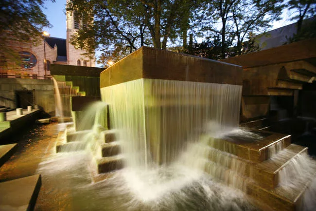 Peavey Plaza in Minneapolis.