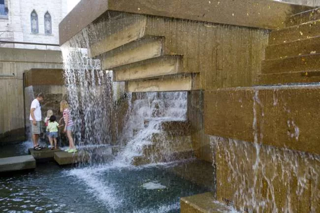 Peavey Plaza in Minneapolis.