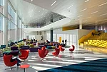 Oslo- and New York City-based firm Snøhetta recently completed the James B. Hunt Jr. Library on North Carolina State University's Raleigh campus. The long rectangular volume provides 221,000 squa