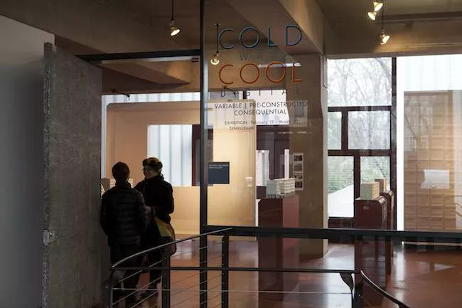 Installation view of <em>Cold War Cool Digital</em> on view at the Pratt Institute in Brooklyn through March 20.<br />