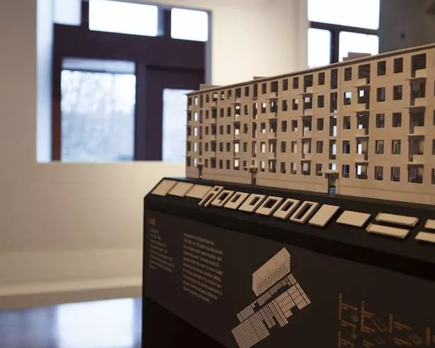 Installation view of <em>Cold War Cool Digital</em> on view at the Pratt Institute in Brooklyn through March 20.<br />