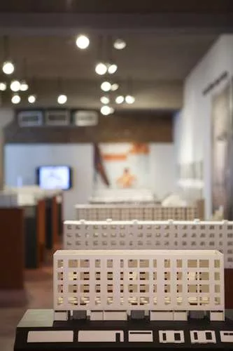 Installation view of <em>Cold War Cool Digital</em> on view at the Pratt Institute in Brooklyn through March 20.<br />