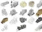 Housing prototype systems on view in <em>Cold War Cool Digital</em>.<br />