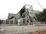 The original 19th century Christchurch Cathedral was damaged in an earthquake in September 2010, and subsequently suffered a major collapse in the February 2011 quake.