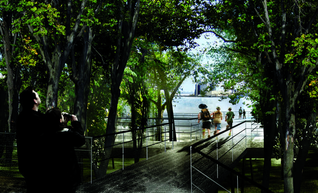 WXY Architecture + Urban Design's Blueway Plan for New York City's East River.