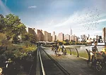WXY Architecture + Urban Design's Blueway Plan for New York City's East River.