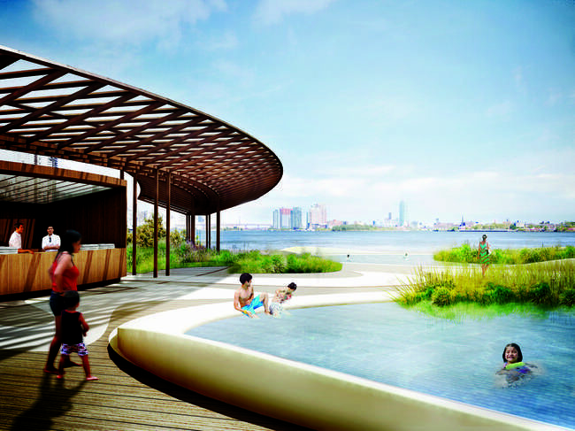 WXY Architecture + Urban Design's Blueway Plan for New York City's East River.