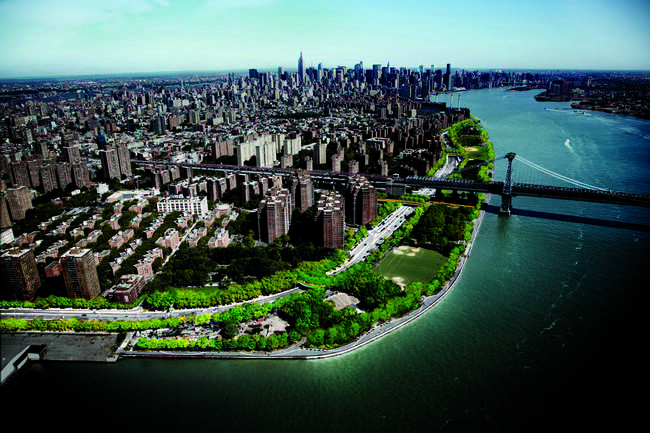 WXY Architecture + Urban Design's Blueway Plan for New York City's East River.