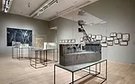 Installation view of <em>Lebbeus Woods, Architect</em>