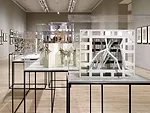 Installation view of <em>Lebbeus Woods, Architect</em>