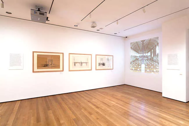 Installation view of exhibition 'Henri Labrouste: Structure Brought To Light.' March 10–June 24, 2013.