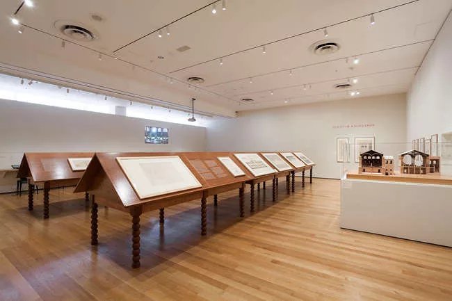 Installation view of exhibition 'Henri Labrouste: Structure Brought To Light.' March 10–June 24, 2013.